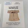 Leo Durocher Game Used Photo-Matched 1937 St. Louis Cardinals Jersey With COA