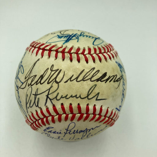 Ted Williams Boston Red Sox Legends Multi Signed Baseball 28 Signatures JSA COA