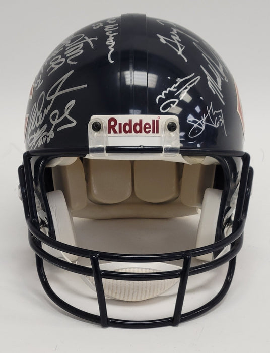1985 Chicago Bears Super Bowl Champs Team Signed Helmet Walter Payton JSA COA
