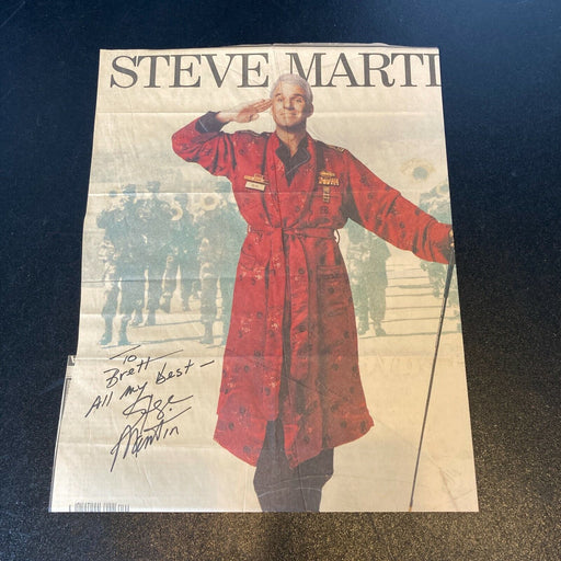 Steve Martin Signed Autographed Large Newspaper Photo