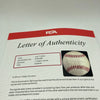 J. Edgar Hoover Single Signed 1930's Baseball The Only One Known PSA & Beckett