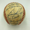 Red Auerbach John Madden MLB NBA NFL HOF Legends Multi Signed Baseball JSA COA