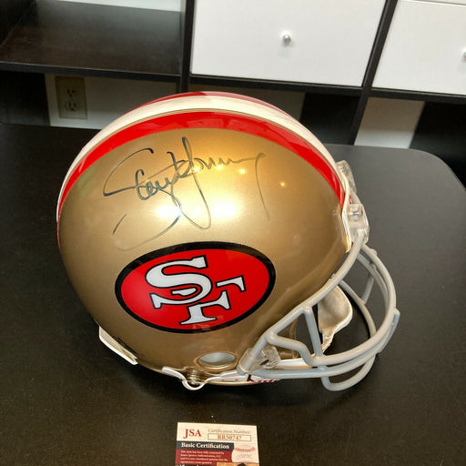 Steve Young Signed San Francisco 49ers Full Size Authentic Helmet JSA COA