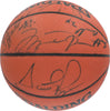 Michael Jordan 1997-98 Chicago Bulls Team Signed Basketball "The Last Dance" JSA