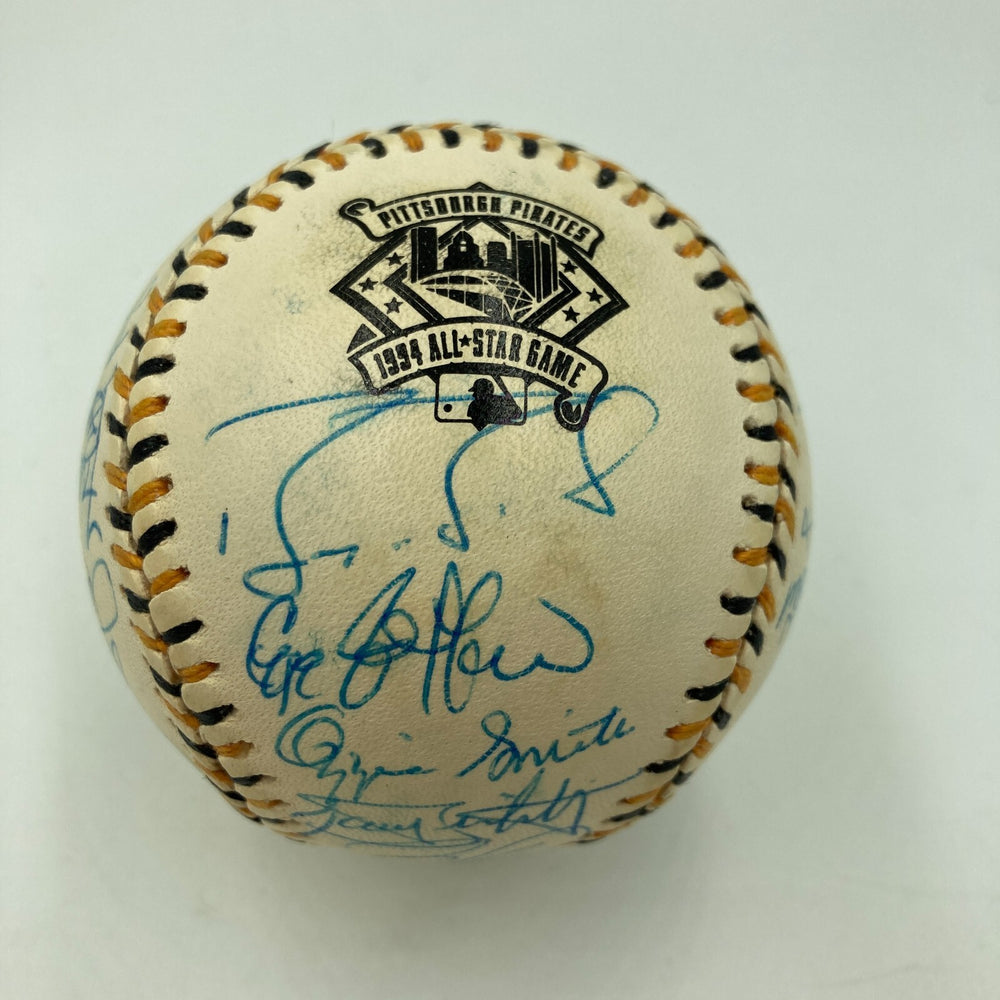 1994 All Star Game National League Team Signed Baseball Barry Bonds PSA DNA COA