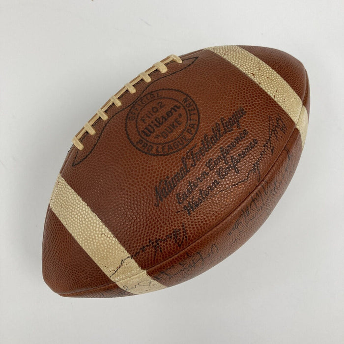 1962 Green Bay Packers NFL Champs Team Signed Football Vince Lombardi PSA DNA