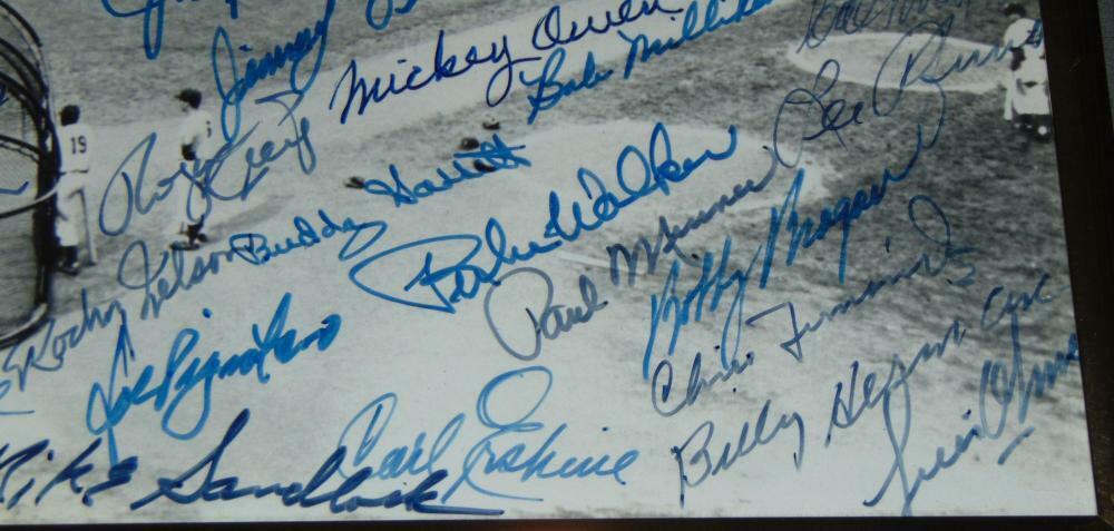 Extraordinary Brooklyn Dodgers Legends Signed 11x14 Photo 80+ Sigs! JSA Koufax