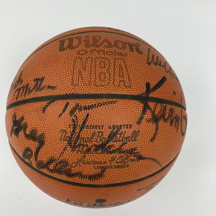 1977-1978 Washington Bullets NBA Champs Team Signed Wilson Game Basketball JSA