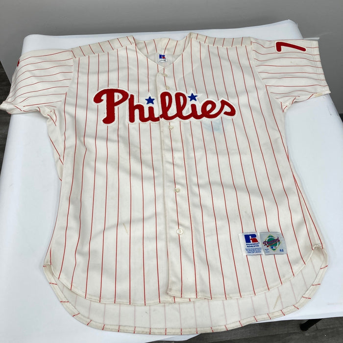 Dick Richie Allen Signed Authentic Philadelphia Phillies Russell Jersey JSA COA