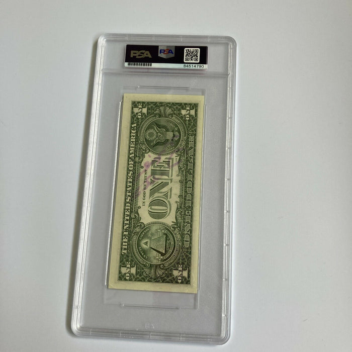 Mike Ditka Signed Autographed $1 One Dollar Bill PSA DNA COA NFL