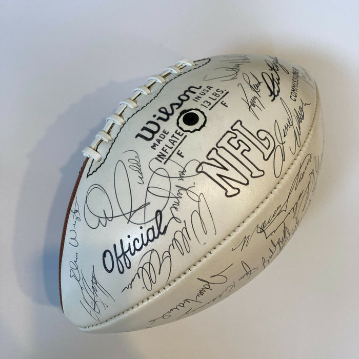 1973 Kansas City Chiefs Team Signed NFL Wilson Football Len Dawson JSA COA