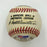 Nice Bill Terry HOF 1930 .401 Batting Ave Signed Inscribed NL Baseball PSA DNA