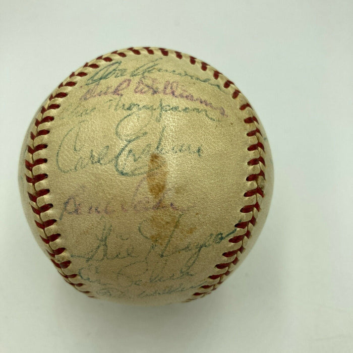 Jackie Robinson & Roy Campanella 1953 Brooklyn Dodgers Team Signed Baseball