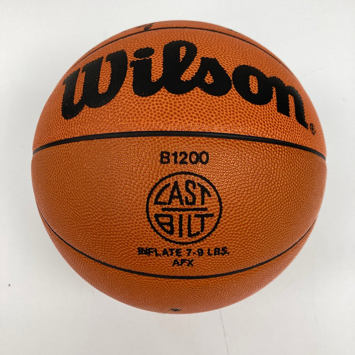 Beautiful Michael Jordan Signed Basketball UDA Upper Deck & Beckett