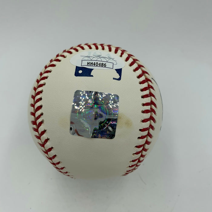 Dario Franchitti Juan Pablo Montoya Reed Sorenson Nascar Signed Baseball JSA COA