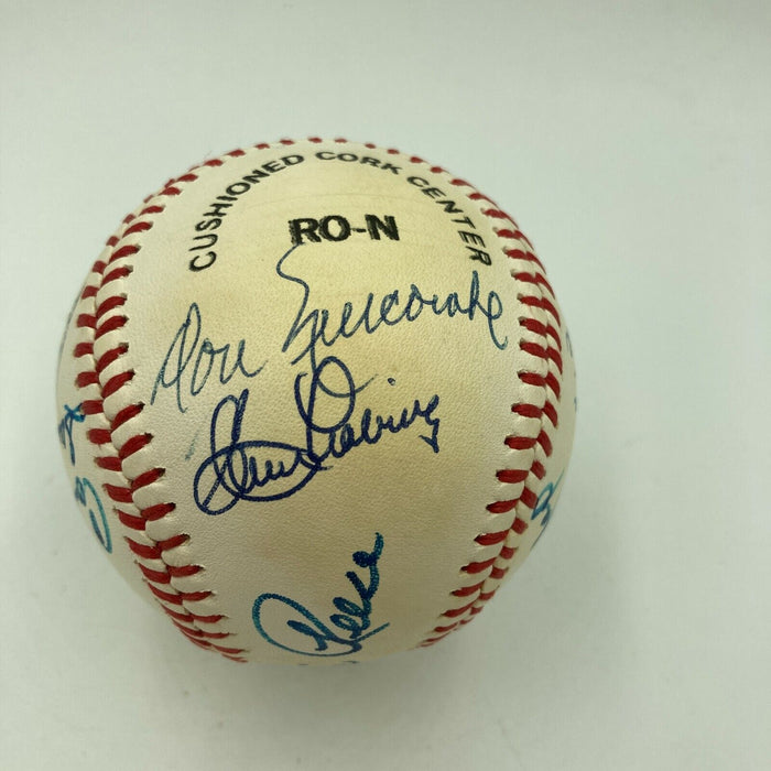 1955 Brooklyn Dodgers World Series Champs Team Signed Baseball Sandy Koufax PSA