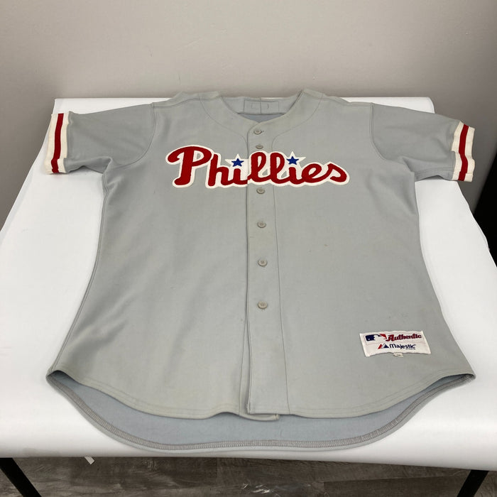 Richie Hebner 2001 Philadelphia Phillies Game Used Majestic Jersey