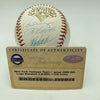 2009 New York Yankees Team Signed World Series Baseball Derek Jeter Steiner COA