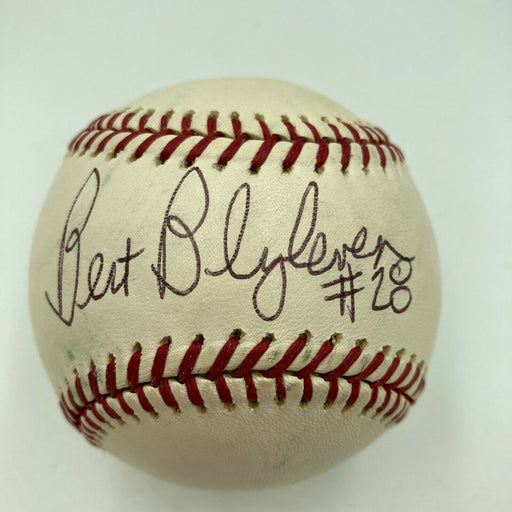 Bert Blyleven #28 Signed Autographed Major League Baseball With JSA COA