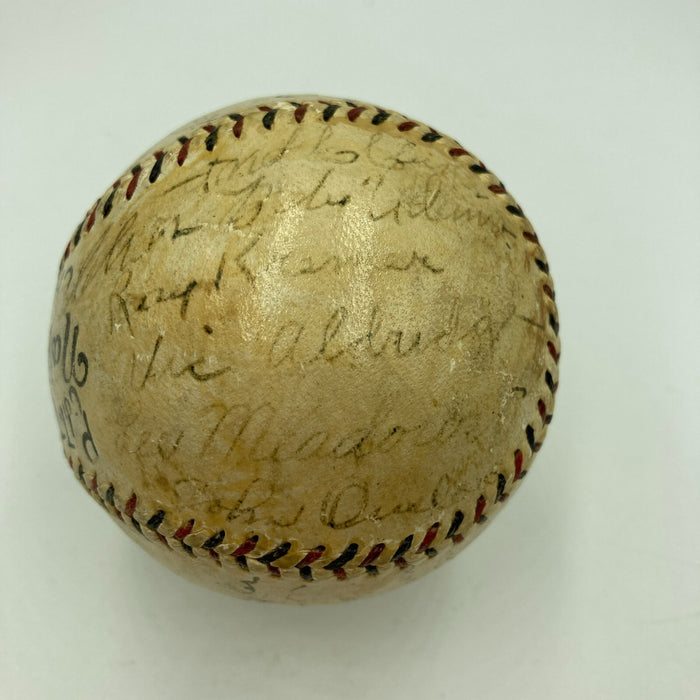 Historic 1925 Pittsburgh Pirates World Series Champs Team Signed Baseball JSA
