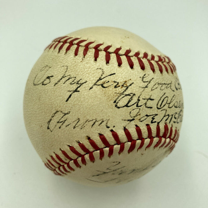 Joe Mccarthy "1943 Yankees" Single Signed American League Baseball JSA COA RARE