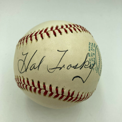 Hal Trosky Sr. Single Signed American League Baseball (Dec 1979) JSA COA RARE