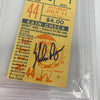 Nolan Ryan Signed 1970 New York Mets Ticket PSA DNA 10 GEM MINT 7-11-1970