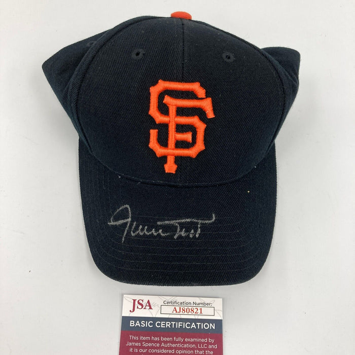 Willie Mays Signed Autographed San Francisco Giants Baseball Hat JSA COA