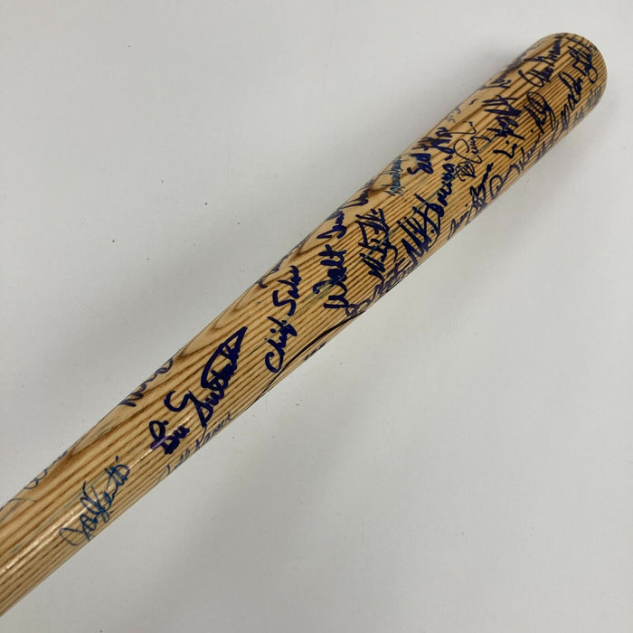 1991 Detroit Tigers Team Signed Louisville Slugger Game Issued Baseball Bat
