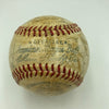 1942 New York Yankees AL Champs Team Signed Baseball Joe Dimaggio JSA COA