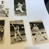 Lot Of (21) 1950's Cleveland Indians Signed Autographed Vintage Photos