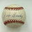Jim Busby Signed Official American League Baseball JSA COA