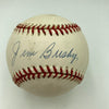 Jim Busby Signed Official American League Baseball JSA COA