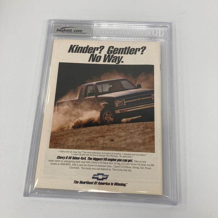 Michael Jordan Signed 1991 Sports Illustrated Magazine Beckett Graded 9 MINT