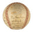 Willie Mays 1952 New York Giants Team Signed National League Baseball JSA COA