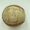 Mickey Lolich Signed Career Win No. 147 Final Out Game Used Baseball Beckett COA