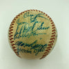 Ed Lopat Lew Burdette Greats Signed 1950's Game Used Cronin Baseball JSA COA