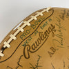 1965 Pro Bowl Team Signed Football 35 Sigs With Jim Brown JSA COA