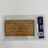 Nile Kinnick Signed 1939 Heisman Trophy Ticket PSA DNA & JSA COA RARE