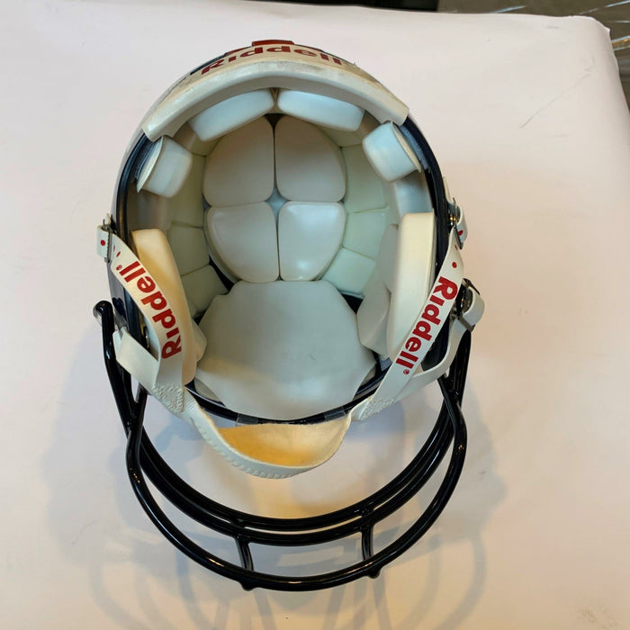 Terrell Davis Signed Denver Broncos Full Size Super Bowl Helmet JSA COA & UDA