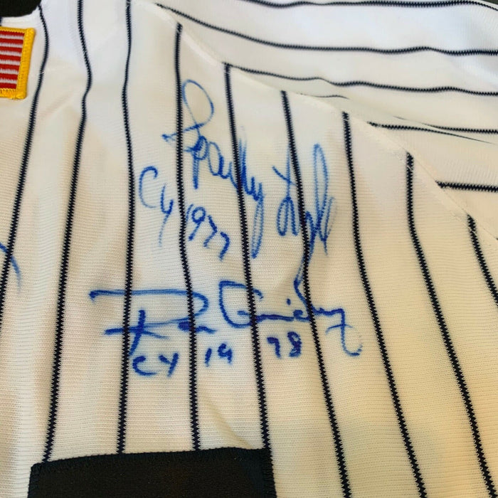 Beautiful New York Yankees Cy Young Winners Signed Jersey Whitey Ford JSA #8/14