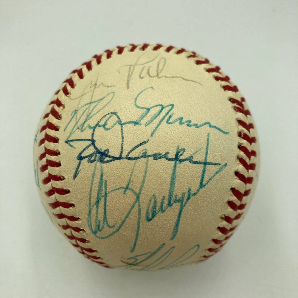 Beautiful 1975 All Star Game Team Signed Baseball Thurman Munson JSA COA