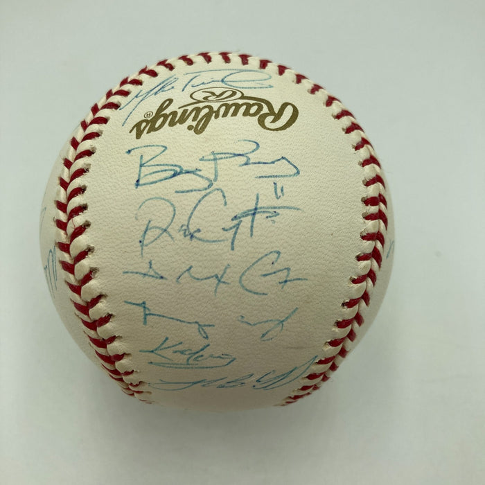 2007 Boston Red Sox World Series Champs Team Signed W.S. Baseball PSA DNA & MLB