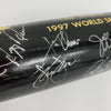1997 Cleveland Indians AL Champs Team Signed World Series Baseball Bat Beckett