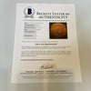 Lebron James Signed Game Used Spalding NBA Game Basketball Beckett GEM MINT 10