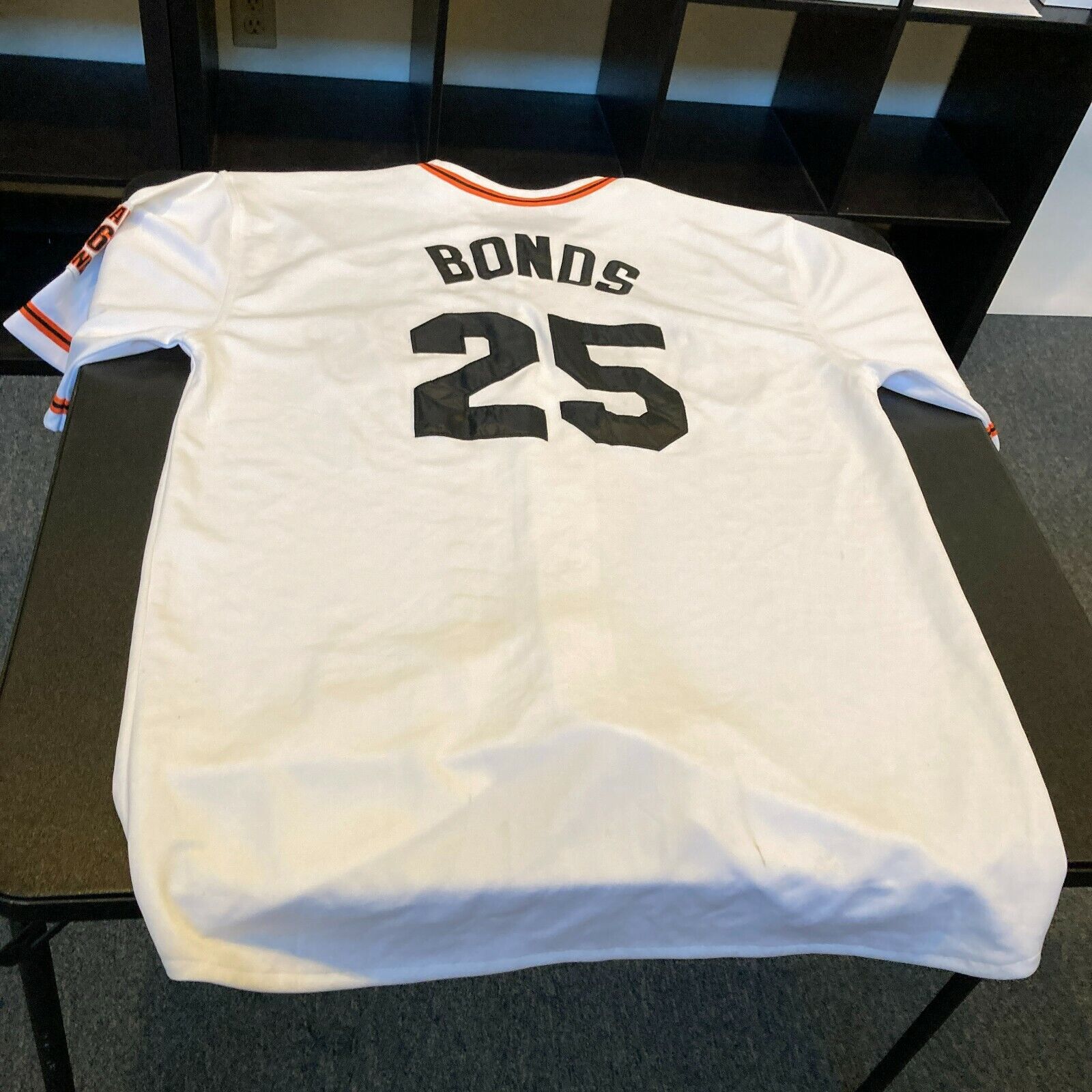bonds game worn jersey