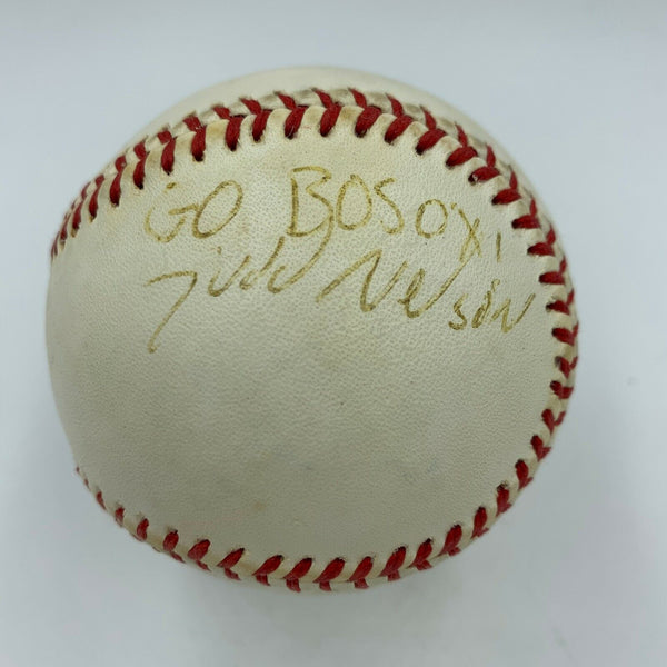Judd Nelson Signed American League Baseball "Go Boston" With JSA COA