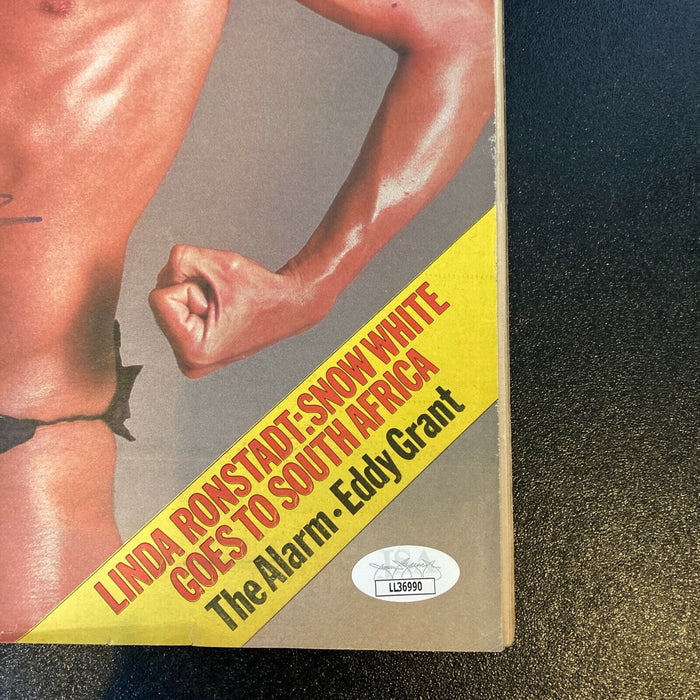 John Travolta Signed Autographed 1983 Rollins Stones Magazine With JSA COA