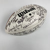 Johnny Unitas Len Dawson Nitschke Hall Of Fame Multi Signed Football 27 Sigs JSA