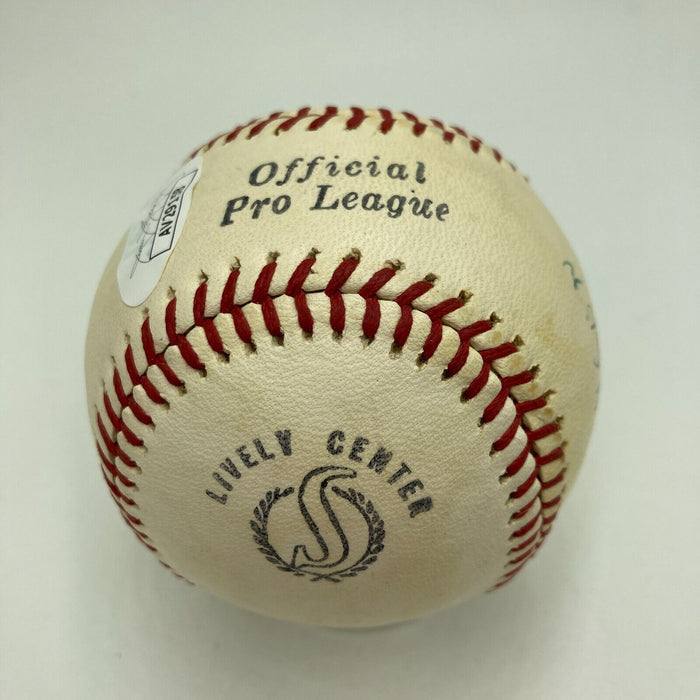 Bill Robinson Signed Baseball New York Yankees JSA COA